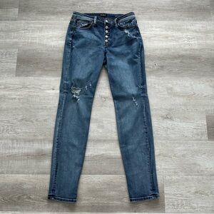 Judy Blue Women's Boyfriend Fit Distressed Jeans